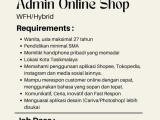 Info-Loker-WFH-Lowongan-Kerja-Admin-Online-Shop-di-Simslyfe.Id-Tasikmalaya-Pendidikan-Minimal-SMA