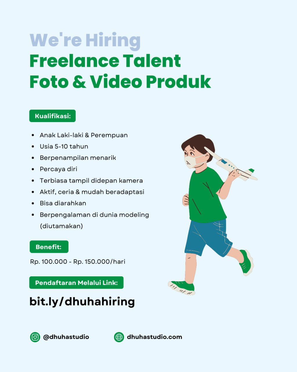 Lowongan-Kerja-Freelance-Video-Editor-dan-Talent-Foto-Video-Produk-Dhuha-Studio-Tasikmalaya