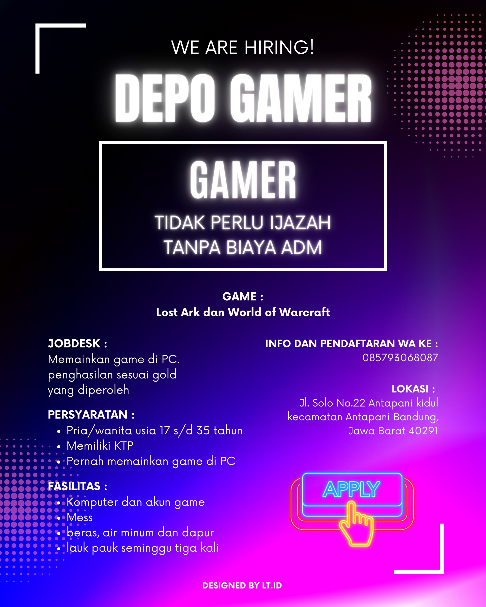 Lowongan-Kerja-Depo-Gamer-Bandung