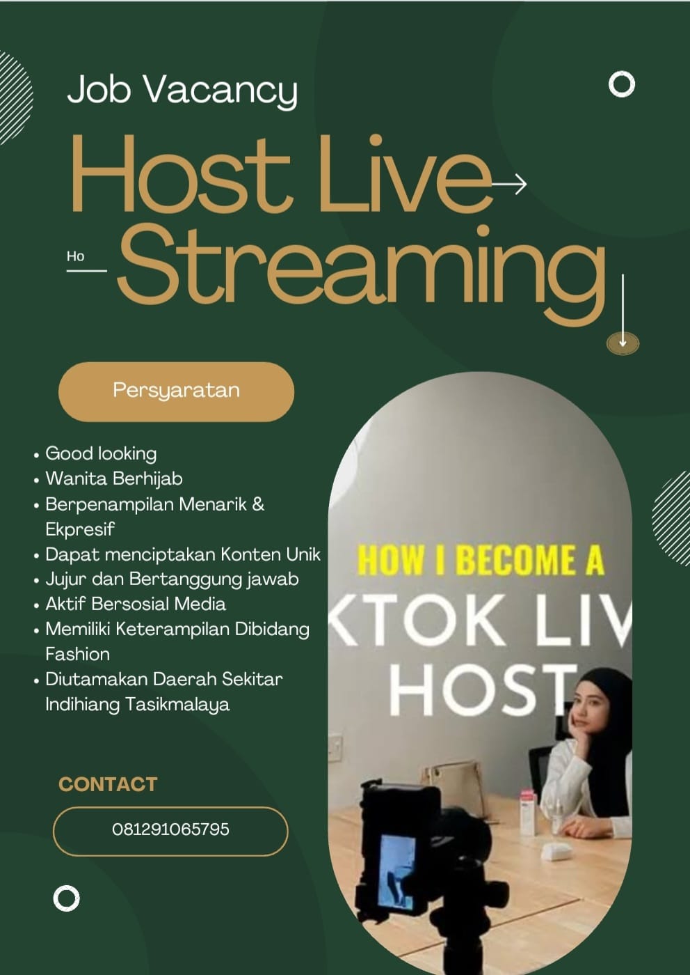 Kesempatan-Berkarir-Lowongan-Kerja-Sebagai-Host-Live-Streaming-Penempatan-Tasikmalaya