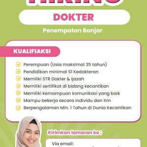 Ada 5 Posisi Lowongan Kerja di Al Amin Skincare Penempatan Tasikmalaya dan Banjar