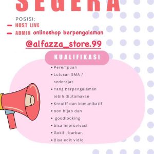 Lowongan Kerja Alfazza Store Tasikmalaya Untuk Lulusan SMA/Sederajat