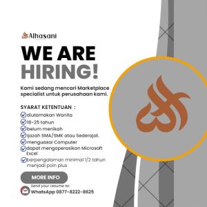 Lowongan Kerja Alhasani Tasikmalaya Lulusan SMA/SMK Sederajat Silahkan Daftar