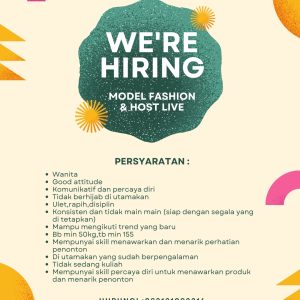 Lowongan Kerja Arabela Fashion Penempatan di Tasikmalaya
