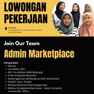 Lowongan Kerja DM Online Tasikmalaya Minimal Pendidikan SMA Sederajat : Fresh Graduate Bisa Lamar!