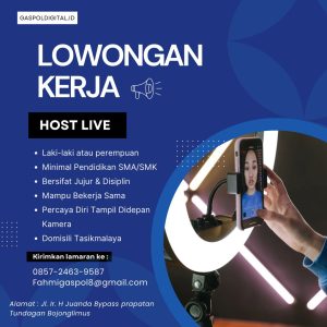 Lowongan Kerja Gaspoldigital Id Tasikmalaya : Minimal Pendidikan SMA/SMK