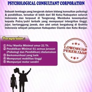 Lowongan Kerja Grahita Indonesia Penempatan Ciamis dan Kota Banjar