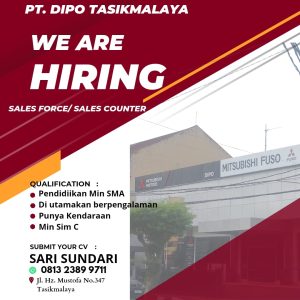 Lowongan Kerja PT. Dipo Tasikmalaya Pendidiikan Minimal SMA