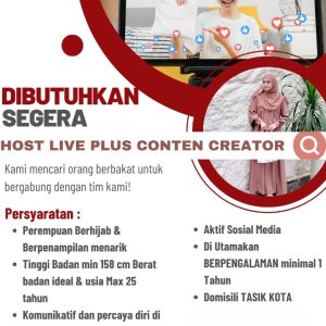 Lowongan Kerja Zahwa Muslimah Daily Tasikmalaya Minimal SMA/SMK Sederajat