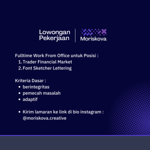 Ada 2 Posisi Lowongan Kerja di Moriskova Tasikmalaya, Cek Syaratnya disini!