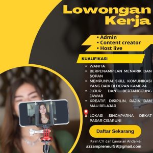 Lowongan Kerja Azzam Preneur Penempatan Tasikmalaya