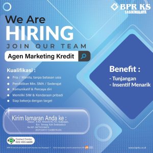 Lowongan Kerja BPR KS Tasikmalaya, Pendidikan Minimal SMA / Sederajat