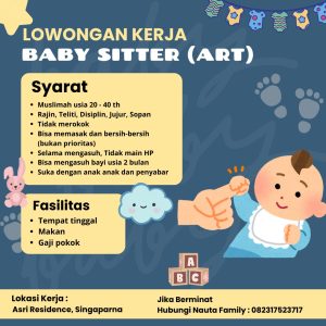 Lowongan Kerja Nauta Family Penempatan Tasikmalaya, Umur 40 Tahun Bisa Lamar