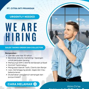 Lowongan Kerja PT. Citra Inti Priangan Penempatan Tasikmalaya