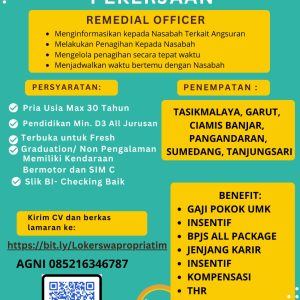 Lowongan Kerja PT. Swapro International Penempatan Tasikmalaya, Terbuka Untuk Fresh Graduate