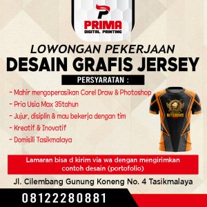 Lowongan Kerja Prima Digital Printing Tasikmalaya, Selengkapnya Cek disini!