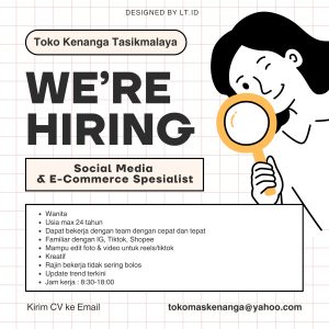 Lowongan Kerja Toko Kenanga Tasikmalaya, Cek Syaratnya disni