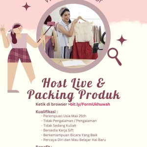 Lowongan Kerja Ukhuwah Fashion Penempatan Tasikmalaya