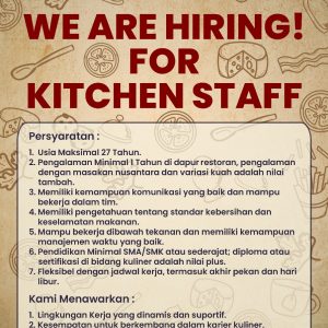 Lowongan Kerja Ceker Neng Jebret Penempatan Tasikmalaya, Pendidikan Minimal SMA/SMK Sederajat