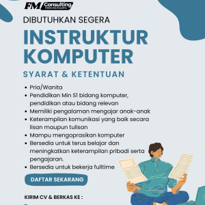 Lowongan Kerja FM Consulting Penempatan Tasikmalaya
