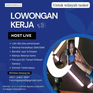 Lowongan Kerja Gaspoldigital Id Penempatan di Kota Tasikmalaya, Minimal Pendidikan SMA/SMK