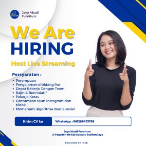Lowongan Kerja Jaya Abadi Furniture Penempatan Tasikmalaya : Lamar Segera!