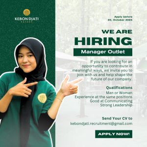 Lowongan Kerja Kebon Djati Eatery Penempatan Tasikmalaya, Deadline 20 Oktober 2024
