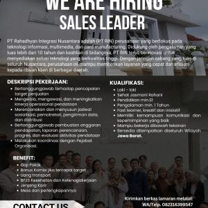 Lowongan Kerja PT. Rahadhyan Integrasi Nusantara Penempatan Tasikmalaya