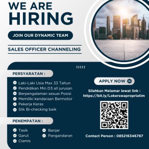 2 Posisi Terseda! Lowongan Kerja PT. Swapro International Penempatan Tasikmalaya, Ciamis, Banjar dan Pangandaran
