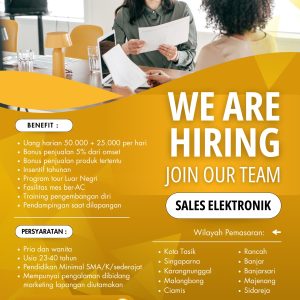 Lowongan Kerja CV. Gemilang Jaya Tasikmalaya, Pendidikan Minimal SMA/SMK Sederajat