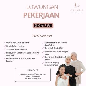 Lowongan Kerja Chlaris Management Penempatan Tasikmalaya