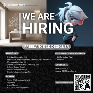 Lowongan Kerja Freelance di Space Art Tasikmalaya : Cek Syaratnya disini!