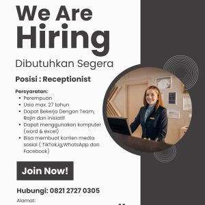 Lowongan Kerja Hotel Setuju Tasikmalaya, Simak Persyaratannya disini!
