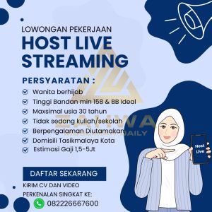 Lowongan Kerja Zahwa Muslimah Daily Penempatan Tasikmalaya