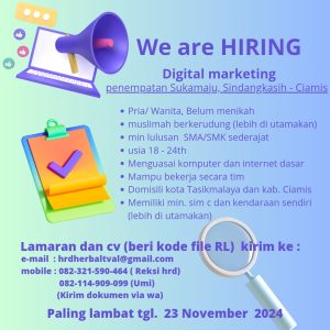 Lulusan SMA/SMK Sederajat Merapat! Herbal Tv Buka Lowongan Kerja Untuk Penempatan Ciamis