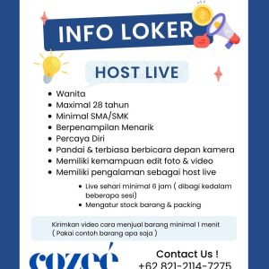 Lowongan Kerja Cozeé Sleepwear Penempatan Tasikmalaya, Minimal Lulusan SMA/SMK
