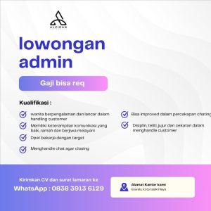 Ada 2 Posisi Lowongan Kerja di Alzidan Exclusive Tasikmalaya, Minimal Lulusan SMA SMK
