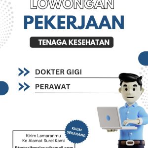 Ada 2 Posisi Lowongan Kerja di Klinik Pratama Rawat Inap Rapha Tunas Medika Tasikmalaya, Daftar Sekarang!