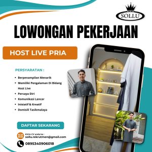 CV. Sollu Kembali Buka Lowongan Kerja Terbaru Untuk Penempatan Tasikmalaya, Cek Selengkapnya