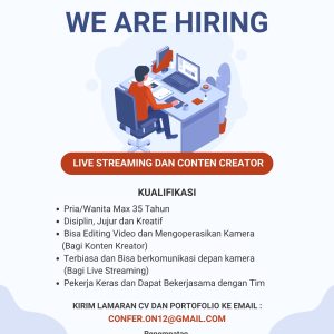 Conferon Buka Lowongan Kerja Terbaru Untuk Penempatan Ciamis, Daftar Sekarang!