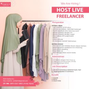 Lowongan Kerja Terbaru di Amily Hijab Untuk Minimal Lulusan SMA SMK, Penempatan Tasikmalaya