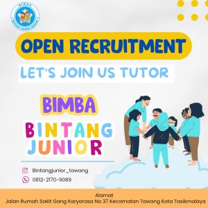 Lowongan Kerja Terbaru di Bimba Bintang Junior Tawang Tasikmalaya, Pendidikan Minimal SMA