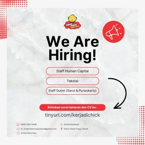 Lowongan Kerja Terbaru di Chick Chick Crispy Snack Untuk Penempatan Tasikmalaya dan Kota Lainnya