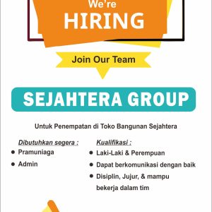Ada 5 Posisi Menarik! Lowongan Kerja Terbaru di Sejahtera Abadi Untuk Penempatan Ciamis