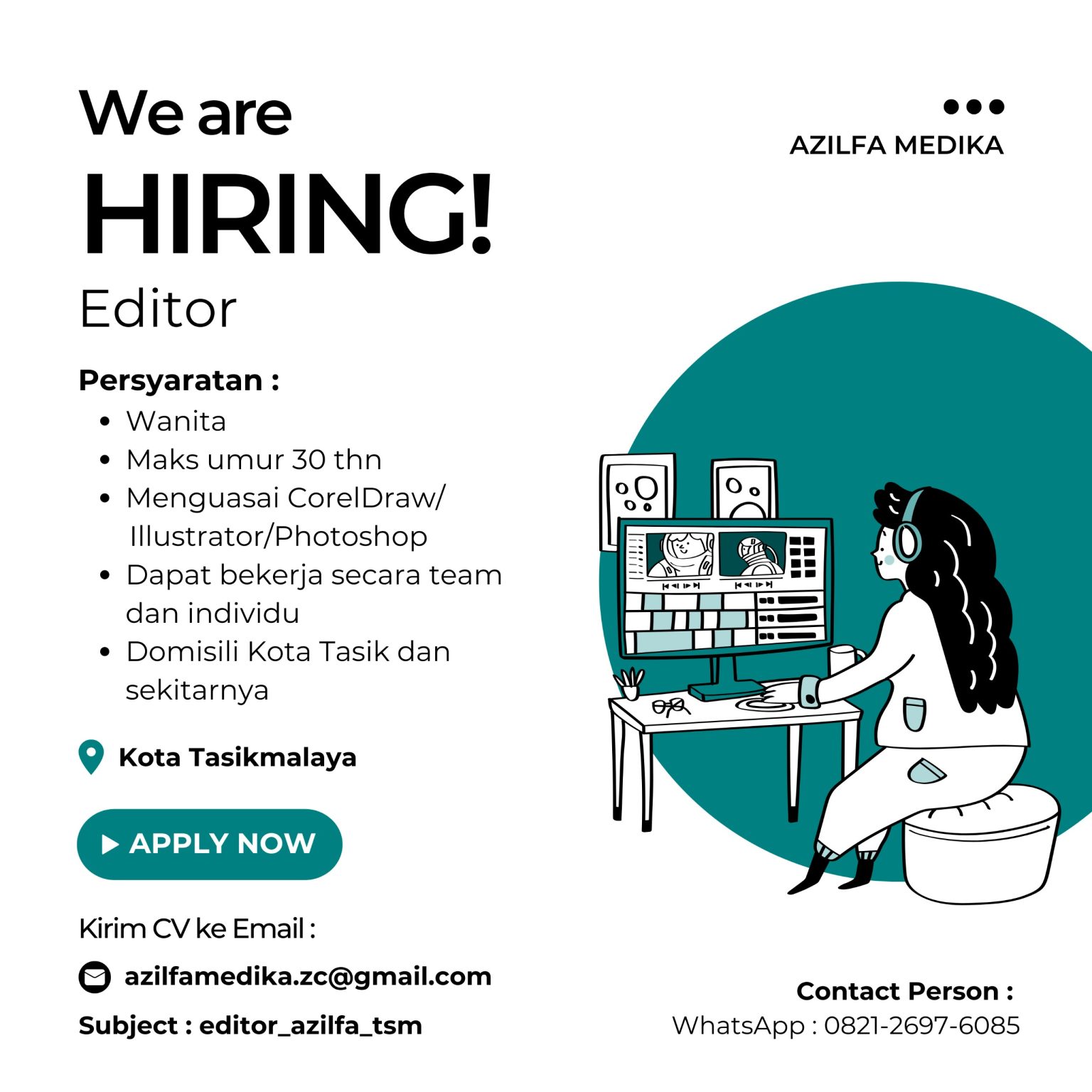 Lowongan Kerja Azilfa Medika Penempatan Tasikmalaya, Cek Persyaratannya ...