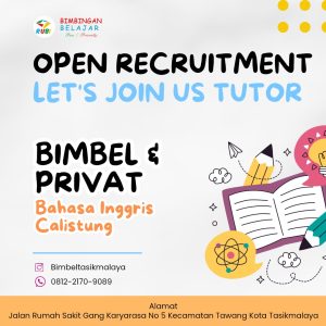 Lowongan Kerja Bimbel Rubi Penempatan Tasikmalaya, Cek Persyaratannya disini
