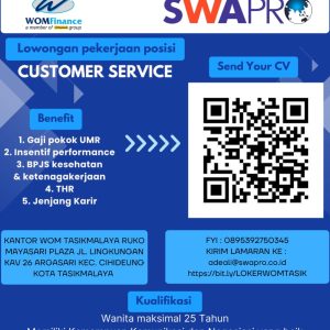 Lowongan Kerja Customer Service di WOM Finance Tasikmalaya, Cek Persyaratannya disini