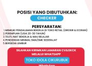 Lowongan Kerja Toko Idola Cikurubuk Tasikmalaya Terbaru, Minimal Lulusan SMA SMK Sederajat