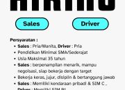 CV Sinar Anugrah Membuka Kesempatan Karir di Tasikmalaya: Minimal Lulusan SMA SMK