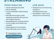 Lowongan Host Live Streaming Terbaru di Tasikmalaya, Lulusan SMA SMK bisa Daftar!